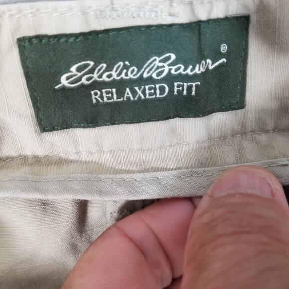 Eddie Bauer Pants Mens 40 x 28 Convertible Zip Off Cargo Outdoor Relaxed Fit Hik - Picture 14 of 16